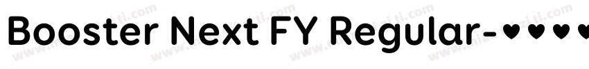 Booster Next FY Regular字体转换